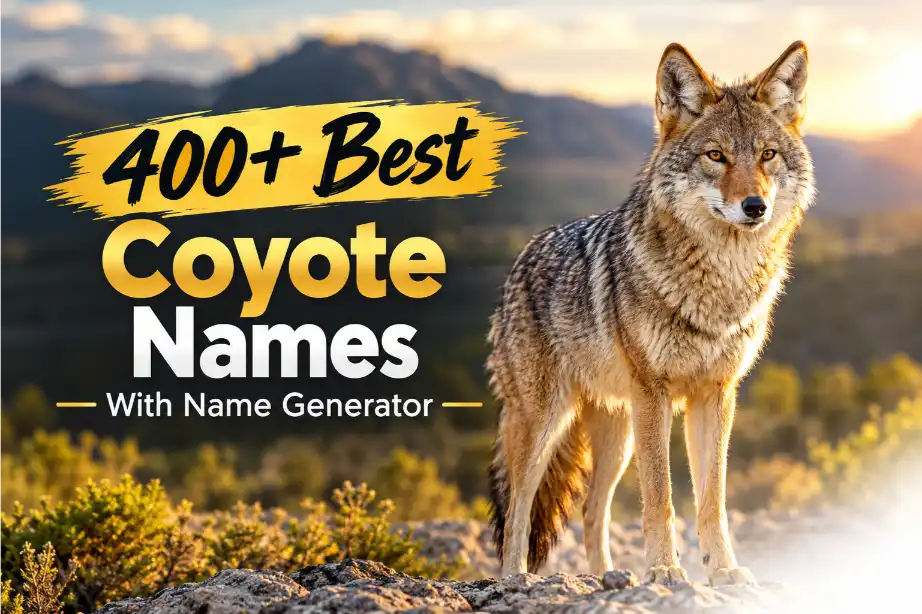 Best Coyote names with names generator
