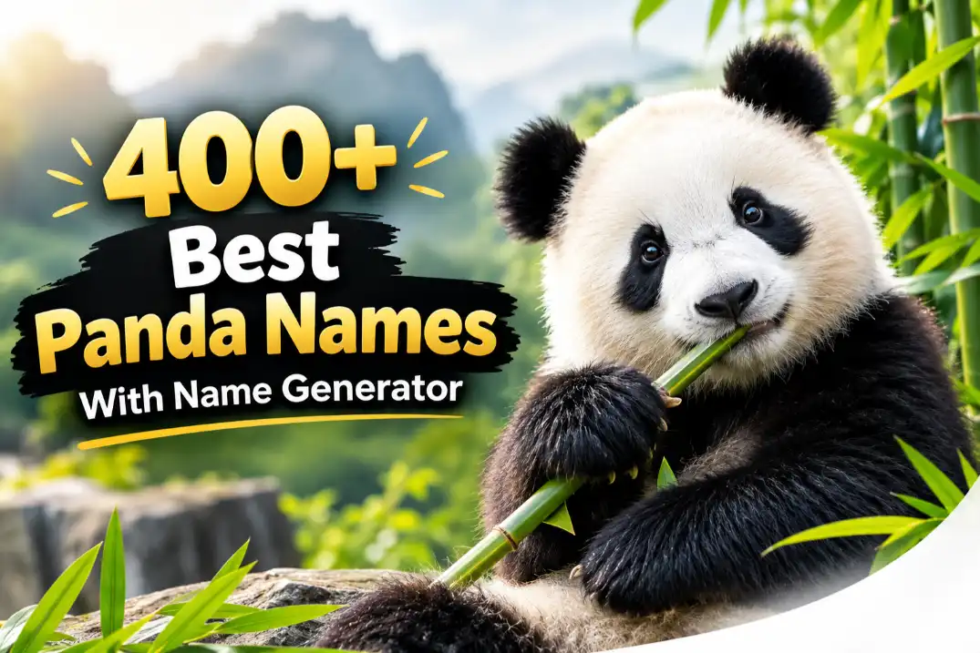 Best Panda Names with names generator