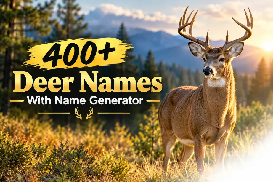 Deer Names with names generator
