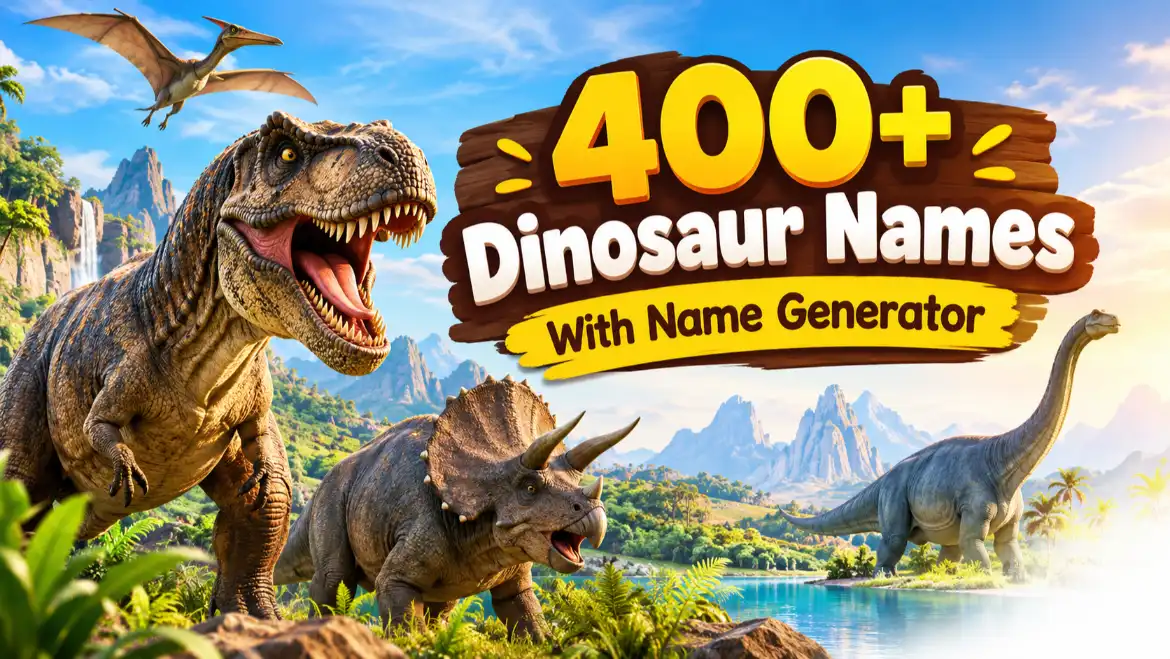 dinosaur names with names generator