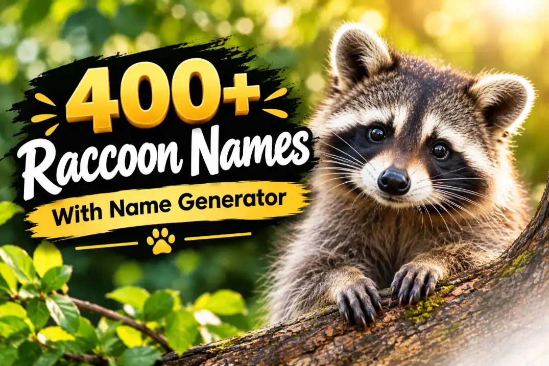 raccoon names with names generator