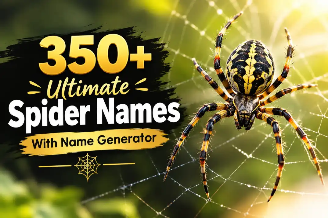 spider names with names generator