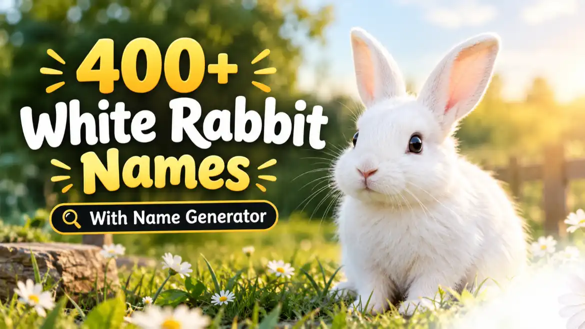 white rabbit names with name generator