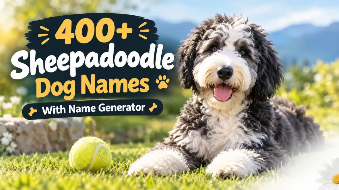 sheepadoodle dog names with name generator